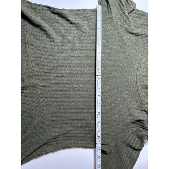 Anthropologie Maeve Ribbed Cowl Neck Long Sleeve Top - Picture 8 of 9